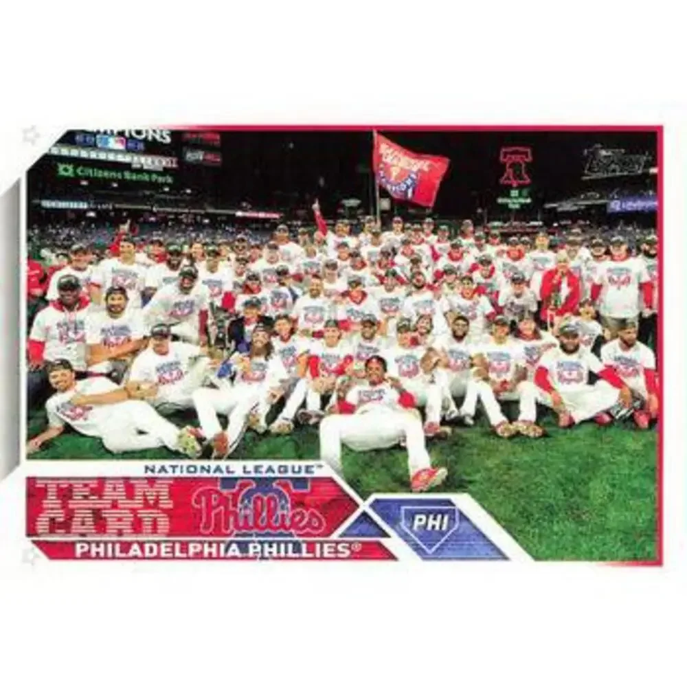 2023 Topps Philadelphia Phillies Team Card 567 Philadelphia Phillies